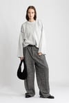 Susan Stitch Sweater - Light Grey Melange