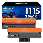 GPC Image D111S Compatible Cartouche de Toner Remplacement pour Samsung MLT-D111S D111L pour Xpress SL M2070FW M2026W M2070W M2026 M2022W M2070 M2022 M2020 M2020W M2021 M2071 (Noir, 2-Pack)