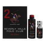 Beverly Hills Polo Club Sport 2 2 Piece Gift Set: Eau de Toilette 50ml - Deodorant Spray 175ml