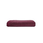 Drift Home - Claret Red Bath Towel (90 x 150cm) - Soft & Absorbent - 600GSM Premium Towel - Sustainable Cotton (BCI) - Recycled Bottles - Bathroom Towels in Red - Bath Sheet/Gym Towel/Guest Towel