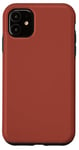 Coque pour iPhone 11 Couleur marron simple