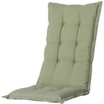 Madison - Coussin de chaise à dossier bas Panama 105x50 cm Vert sauge Sage green