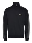 Tracksuit 1/4 Jacket Tops Sweat-shirts & Hoodies Sweat-shirts Black BOSS