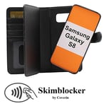 Skimblocker XL Magnet Fodral Samsung Galaxy S8 (G950F) (Svart)