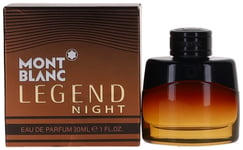 Legend Night By Mont Blanc For Men EDP Cologne Spray 1oz Shopworn New