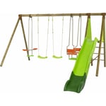 Balançoire en bois 2,30 m Topwood talvi - 8 enfants