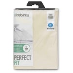 Brabantia Ironing Board Cover - Size C - Neutral - 124cm x 45cm - Cream