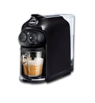 Lavazza, A Modo Mio Deséa Coffee Capsule Machine, with a Refined Glass Mug, Touch Interface, Sound Alerts, Automatic Shut-Off and Adjustable Grid, Dishwasher-Safe Components, 1500W, 220-240V, Black