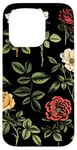 Coque pour iPhone 15 Pro Vintage Botanique Rose Fleur Fille Mignon Floral Plant Mom