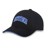 Inter FC Internazionale Milano S.p.A Cappellino da Baseball, Collezione Back to Stadium, Casquette de Foot Mixte Adulte, Nero,blu, 23I004U0102