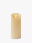 Luminara LED Wax Pillar Candle, Ivory