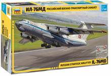 Ilyushin IL-76MD Russian Strategic Airlifter 1:144 Plastique Model Kit Zvezda