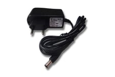 Chargeur 220V vhbw 5W(9V/0.6A) pour Korg AX1, AX10, AX100, AX1500, AX3, AX3000, AX5, DT-10, DT-7, EA1, EM1, ER1, ES1, GT-12, GT-3, K25, K49, K61, K61P