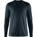 Fjällräven Abisko Wool LS Men T-shirt Marin L - Fri frakt