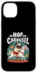 iPhone 14 Plus Pug Owner Pug Love On Hop The Carousel for Pug Lover Case