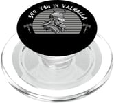 See you in Valhalla Vikings Thor Berserker Odin PopSockets PopGrip for MagSafe