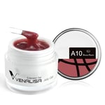 Venalisa Gel Construction Ongle UV, Complet Builder Gels et Résines pour Faux Ongles Formes, Convient aux Débutants, 50g (pâte de haricot nature)