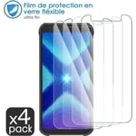 Film De Protection - Oukitel - Wp5 Pro - Pack X4 - Fibre De Verre - Protection Intégrale