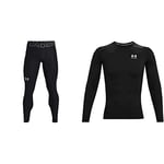 Under Armour Men UA HG Armour Comp LS, Long-Sleeve Sports Top, Breathable Long-Sleeved Top for Men & Men's UA HG Armour Leggings Pants