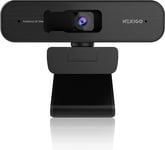 Certifiée Zoom, Webcam N940P 2K Zoomable Avec Télécommande Et Commandes Logicielles |Capteur Starvis| 1080P@ 60Fps | Zoom Numérique 3X | Microphone Stéréo, Pour Zoom/Skype/Teams (Noir)