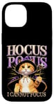 iPhone 14 Hocus Pocus I Cannot Focus Funny Cat Design Case