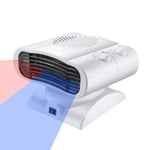 WN-PZF Fan Heater And Cooler, Portable Household Mini-Speed Hot Air Heater, Intelligent Temperature Measurement + Tilt Protection + Three Gear Adjustment, 220v