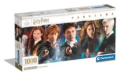 Clementoni Puzzle Panorama Harry Potter 1000 Pièces -Puzzle pour Adultes 14-99 Ans, Fabriqué en Italie, 39874