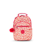 Kipling Small Backpack SEOUL S Tablet Protection LATIN CHEETAH SS2024 RRP £88