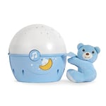 Chicco Next2Stars Baby Night Light, Blue | Star Light Projector for Cots and Cribs, Sound Sensor, 3 Light Effects and Music