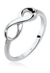 Elli Femme Précieux Bijoux Bague Raffiné Fin Infinity Argent 925 Argenté Taille de Bague 52 54 56 58 - 0603192713_52