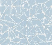 1703-111-03 - Camellia Shattered Glass Effect Denim Blue 1838 Wallpaper