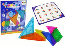 Leantoys Tangram-Pussel 7 Magnetiska Klossar