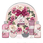 Baylis & Harding Royale Garden Rose Poppy & Vanilla Luxury Keepsake Hat Box G...