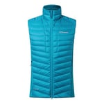 Berghaus Men's Tephra Stretch Reflect 2.0 Vest Jacket Gilet | Extra Warmth | Packable | Lightweight | Polartec, Jungle Jewel, S