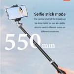 Phone Tripod Selfie Stick 8 Section Height Adjustment Multifunction Portable Sma