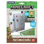 Minecraft Official Licensed Puffy Gadget Decals Laptop and Phone Case Stickers f