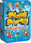 Asmodee - PLOUF PARTY - Piscine en 3D - Jeu de Société d'Ambiance pour Enfants Dès 6 Ans - Jeu de Stratégie - Jeu de Voyage Boite Métal - 3 À 6 Joueurs - 15 Min - Version Française