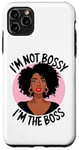 Coque pour iPhone 11 Pro Max Femme noire impertinente Melanine Poppin African Queen Lady Boss