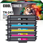 5 Toner fits for Brother TN243CMYK DCP-L3550CDW L3510CDW HL-L3210CW HL-L3230CDW