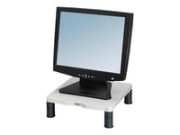 Fellowes Standard Monitor Riser - Ställ - För Bildskärm - Grafit, Platina - Skärmstorlek: 21"