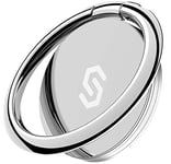 Syncwire Metal Phone Ring 360 Degree Rotation Compatible with iPhone 11/11 Pro/11 Pro Max/XS Max/XR/X/8/7/6s, Samsung Galaxy S10/S9/S8, LG, Sony and Other Smartphones - Silver