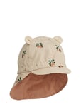 Gorm Reversible Sun Hat With Ears Coral Liewood