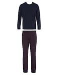 Emporio Armani Ensemble de Pyjama pour Homme, Imprimé Fleurs/Marine, L (Lot de 2)