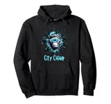 Funny City Chimp Cool Urban Monkey Graffiti Pullover Hoodie