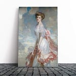 Big Box Art Canvas Print Wall Art John Singer Sargent Portrait of a Lady | Mounted & Stretched Box Frame Picture | Home Decor for Kitchen, Living Room, Bedroom, Hallway, Multi-Colour, 30x20 Inch