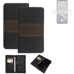 Wallet Case for Nokia X30 5G Protective Case + Cell Phone Case Brown Booklet Sna