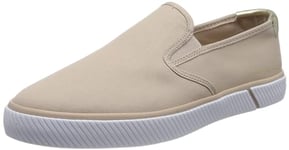 Tommy Hilfiger Baskets Femme Vulcanisées Essential Slip-On Chaussures, Beige (Misty Blush), 36 EU