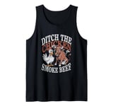 Barbeque Chicken BBQ Smoke Beef Funny Smoker Tank Top