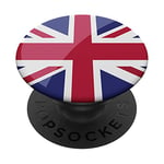 UNION JACK United Kingdom Flag U.K. British Meme Gift PopSockets PopGrip: Swappable Grip for Phones & Tablets