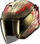 SHARK, Casque Moto Jet SKWAL i3 Jet VENUM Black Red Gold KRQ, S